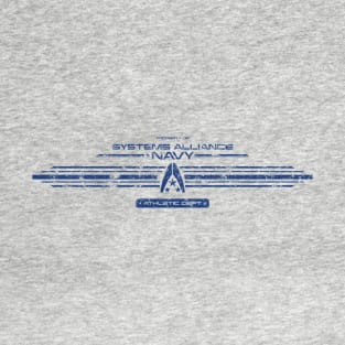 Alliance Navy Athletic Dept. [Blue Distressed] T-Shirt